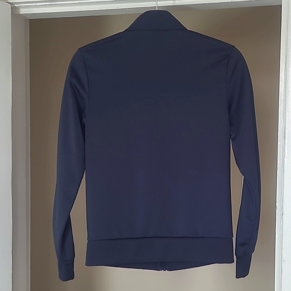 Adidas 3-Stripes Black Tricot Track Jacket XS | Retro Athleisure Zip-Up - Picture 7 of 12